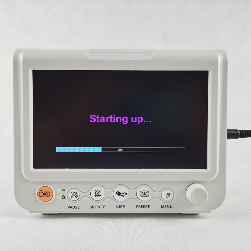 Monitor de sinais vitais de 7 polegadas de durabilidade com tela sensível ao toque de seis parâmetros