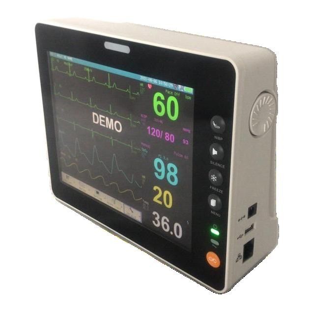 Monitor de sinais vitais durável de 8 polegadas Melhor preço Hospital ICU Monitor Multipara Monitor de sinais vitais
