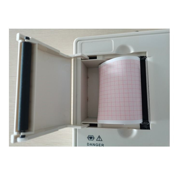Máquina de ECG Médica Avançada de Alta Qualidade 3 Máquina de ECG Móvel de Metal de 12 Canais Máquina de ECG Portátil
