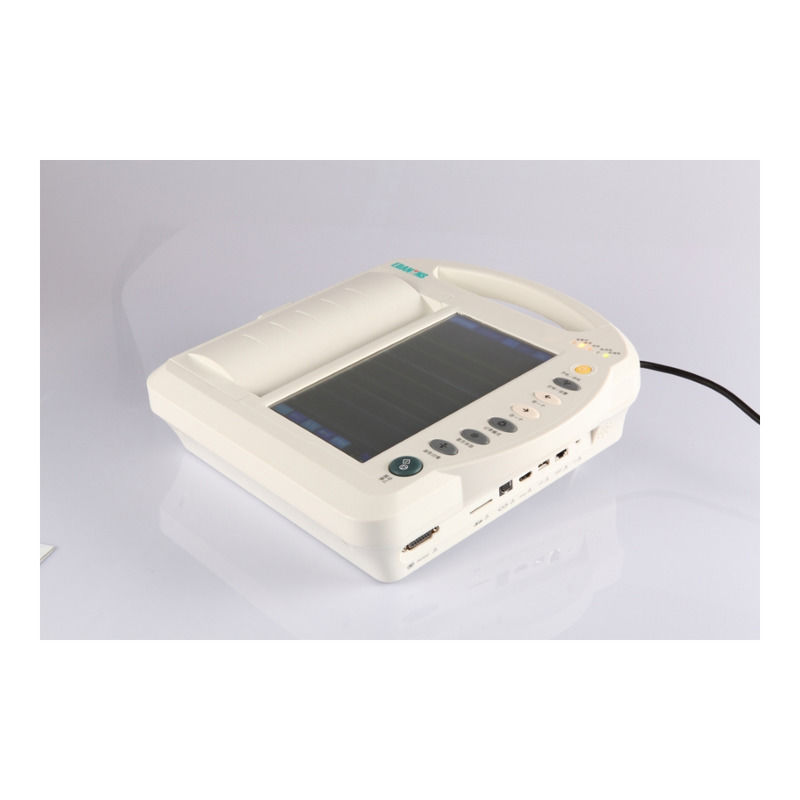 Máquina portátil de ECG de metal 12 de chumbo máquina de ECG de eletrocardiógrafo com fabricante de analisador máquina ECG
