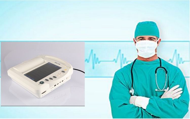 Exame cardíaco por máquina de ECG humano Cardiologia Máquina de ECG de 12 canais Máquina de ECG de eletrocardiograma Máquina de ECG