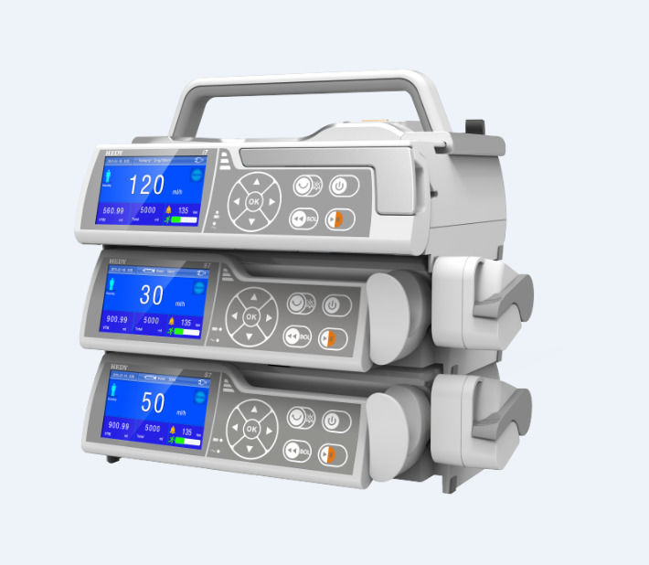 Bomba de infusão elétrica automática de metal para ambulância UTI China