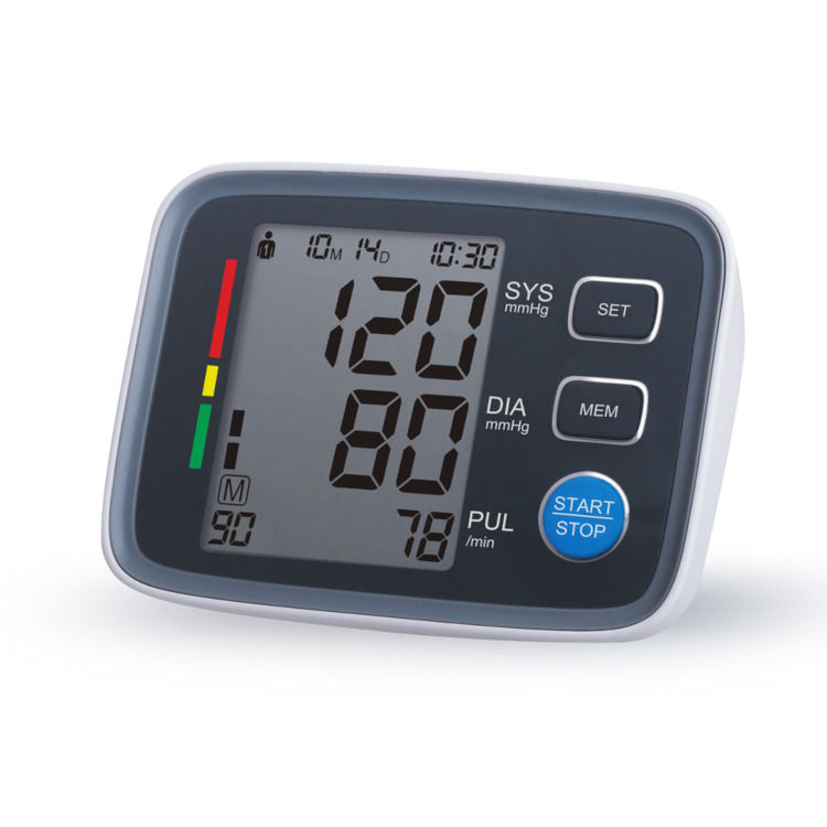 Tipo de braço Monitor de pressão sanguínea em pé OEM Recarregável Braço Digital Ambulatório Monitor de pressão sanguínea