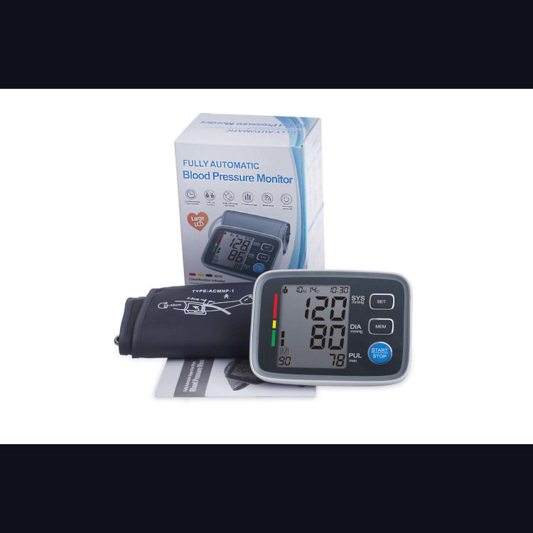 Tipo de braço Monitor de pressão sanguínea em pé OEM Recarregável Braço Digital Ambulatório Monitor de pressão sanguínea
