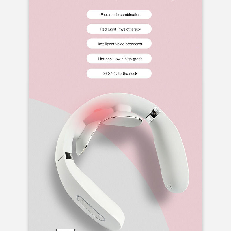2021 Novo Massagista Cervical Portátil de Neck Constant de Terapia Magnética Portable Infrarroja