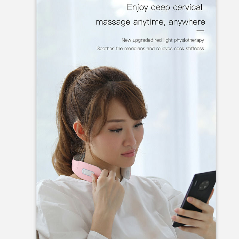2021 Novo Massagista Cervical Portátil de Neck Constant de Terapia Magnética Portable Infrarroja