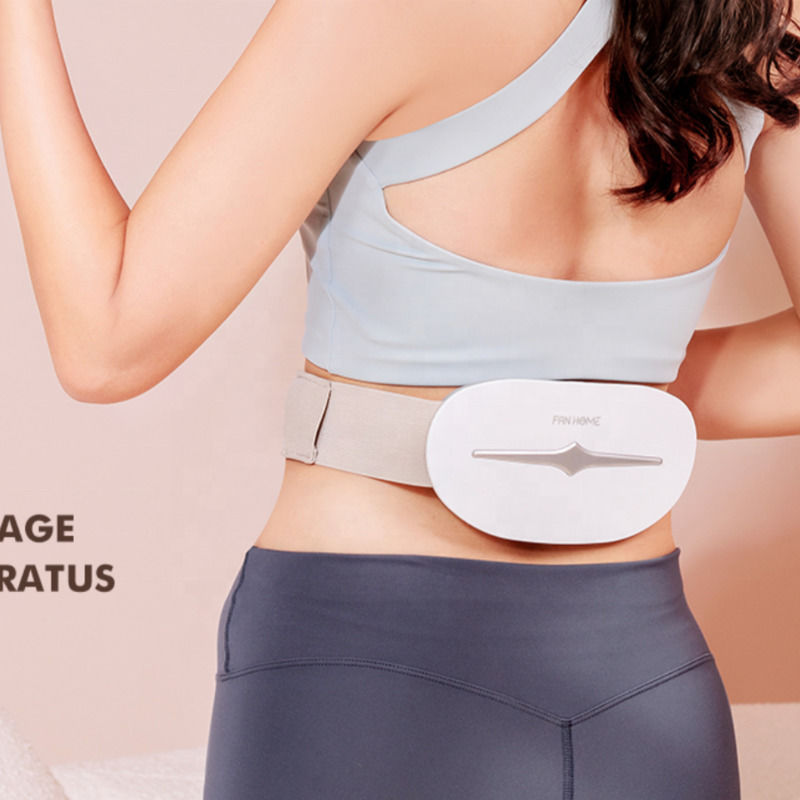 Mini Cinto Elétrico Flexível para as Costas Aquecedor de Estômago para Casa e Escritório Massageador Lombar para Casa e Escritório Aquecedor de Útero Suporte de Cintura Portátil Massageador Abdominal
