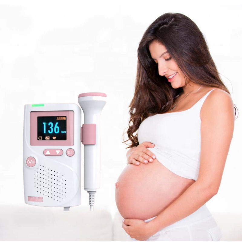 Cardiologia CE Certificado Preço por atacado Ultrassonografia Baby Pulse Monitor Fetal Doppler Doppler Detector cardíaco
