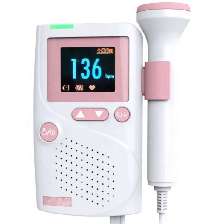 Cardiologia CE Certificado Preço por atacado Ultrassonografia Baby Pulse Monitor Fetal Doppler Doppler Detector cardíaco