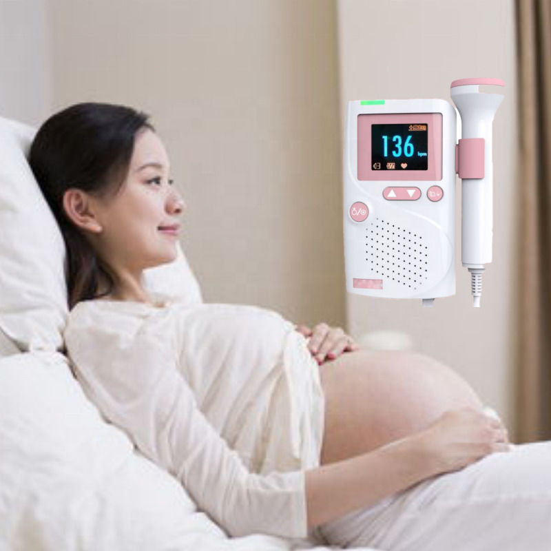 Cardiologia CE Certificado Preço por atacado Ultrassonografia Baby Pulse Monitor Fetal Doppler Doppler Detector cardíaco