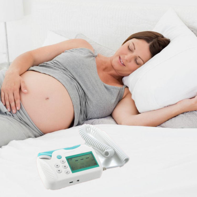 Cardiologia CE Fabricante Ultrassom Portátil Coração Bebê Preço de Atacado Monitoramento da Frequência Cardíaca Fetal Pré-Natal Doppler Fetal