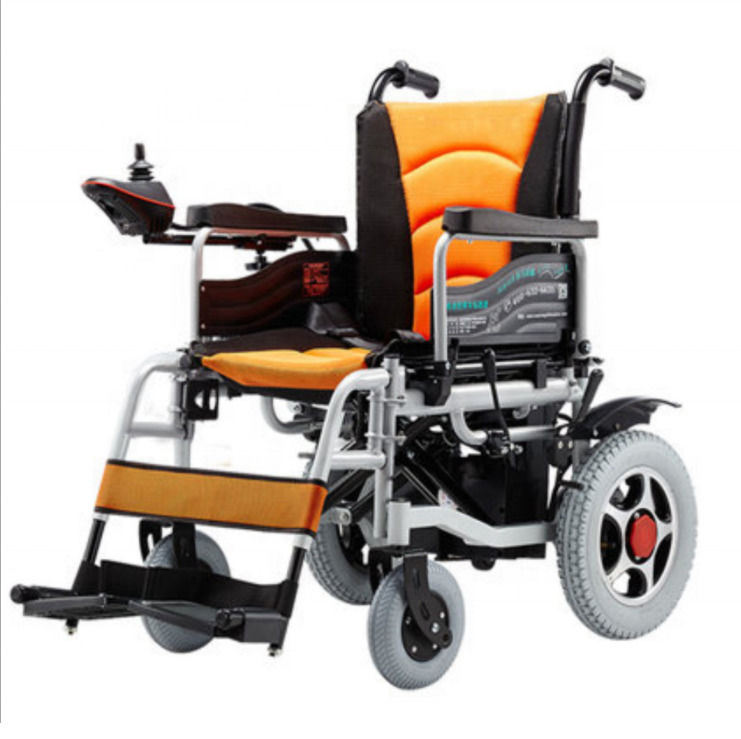 Cadeira de rodas elétrica para deficientes leve e barata, dobrável, motorizada, automática, para deficientes até 140kg