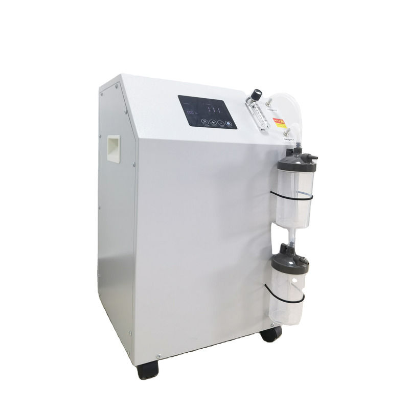 Atomização 5l 10l Gerador de oxigénio 96% de pureza Concentrador de oxigénio portátil médico