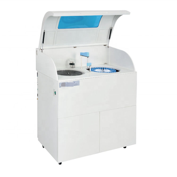 Analisador de Bioquímica Automático Veterinário de Tamanho Pequeno Analisador de Sangue 300 Velocidade ​​Analisador Bioquímico Hospitalar